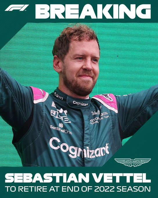 Sebastian Vettel Retires From Formula 1: GOAT German Driver