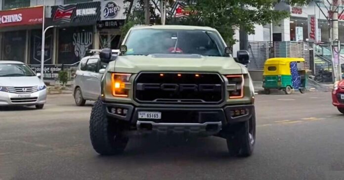 Ford Raptor Spotted On Indian Road