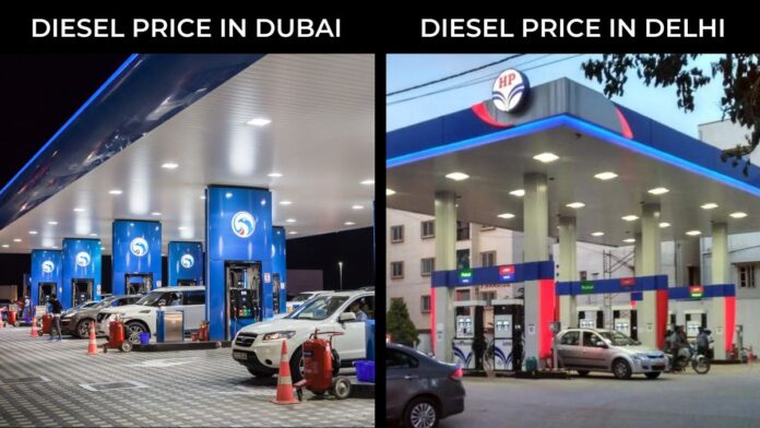 Price Of Diesel In Dubai And Delhi Is Now The Same