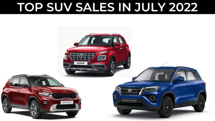 Top SUV Sales In July 2022