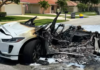 Jaguar I Pace Burnt To Ashes In A Fire While Charging In Florida