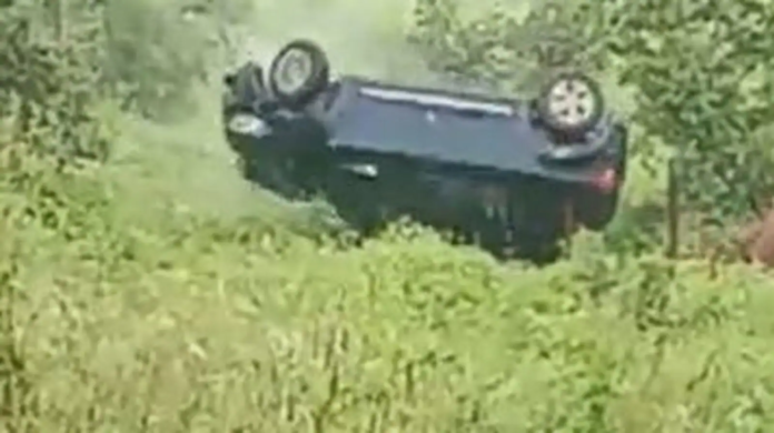 Watch: Maruti Swift Skids Off Highway, Somersaults Into Field Near Nagpur