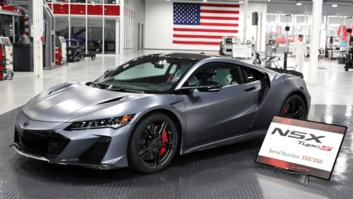 Acura NSX Production Officially Ends
