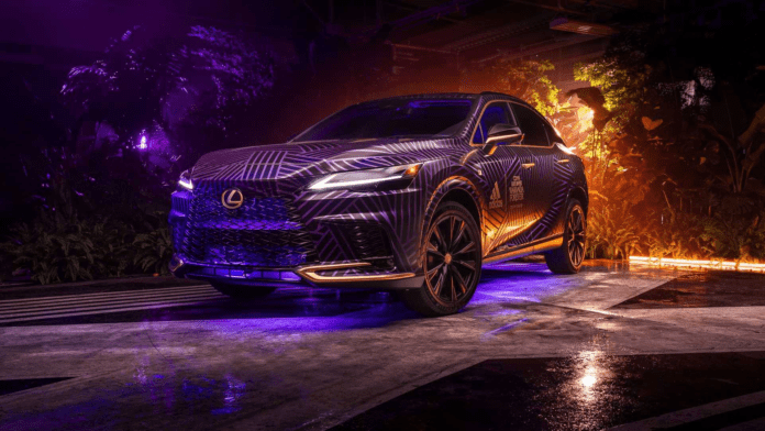 Lexus And Adidas Partner On Custom RX 500h Inspired By Black Panther