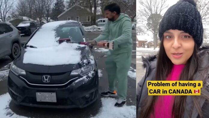 Indian Vlogger Shows Biggest Problem with Owning a Car in Canada