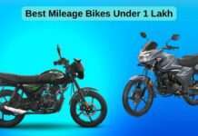 Best Mileage Bikes Under 1 Lakh