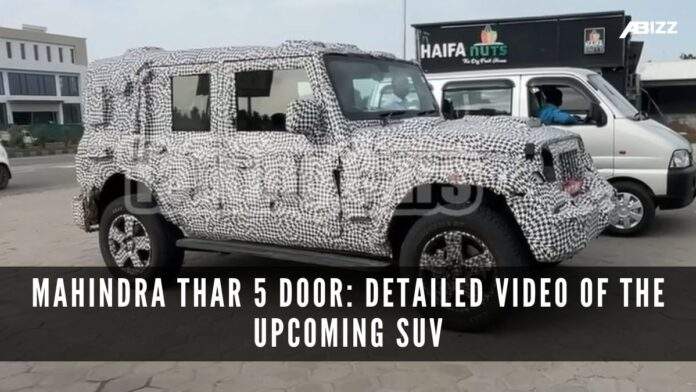 MahindrMahindra Thar 5 Door: Detailed Video of the Upcoming SUVa Thar 5 Door: Detailed Video of the Upcoming SUV