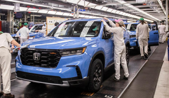 2023 Honda Pilot Begins Production In Alabama Auto Plant