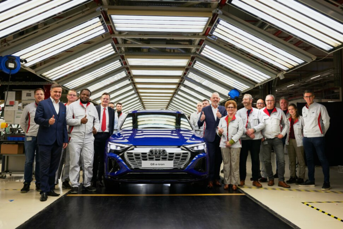 Audi Q8 E-Tron Begins Production in Brussels
