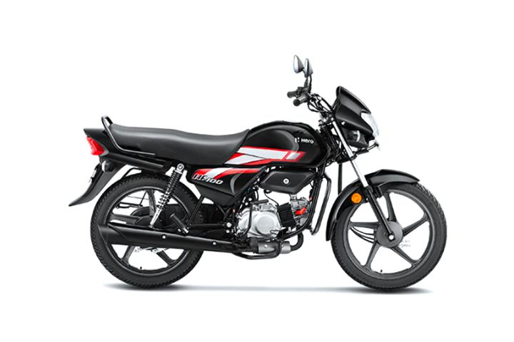 2023 Hero HF 100 black with red