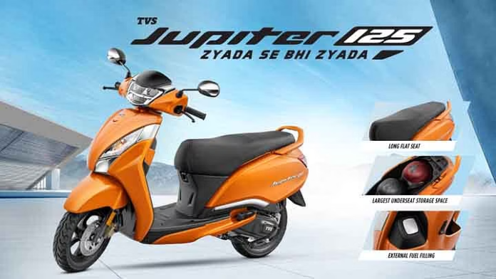 TVS Jupiter 125 Price, Mileage, Specs & Features