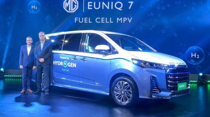 Auto Expo 2023: MG Euniq 7 Fuel-cell Vehicle Showcased