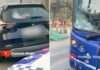 Mahindra XUV700 Collides Bus