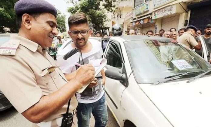 Noida Police Seize Vehicle