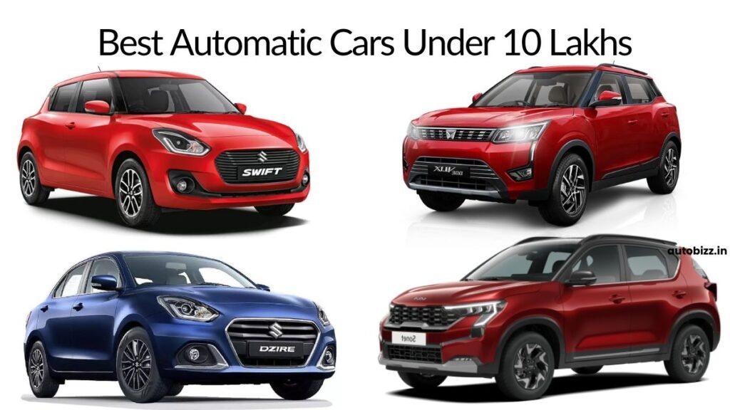 top 5 automatic cars under 10 lakhs