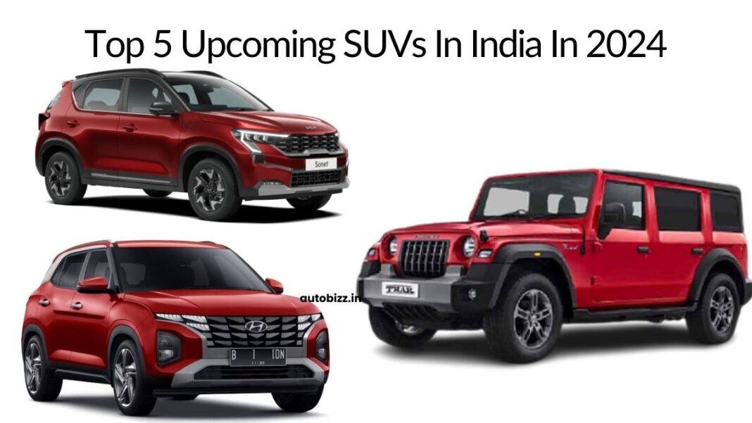 Top 5 SUVs In India In 2024