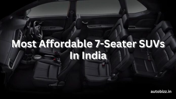 Most Affordable 7-Seater SUVs In India