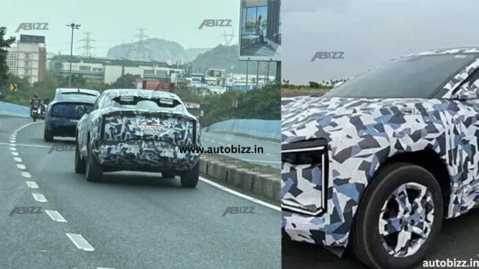 Upcoming Tata Curvv Spotted Testing In Mumbai