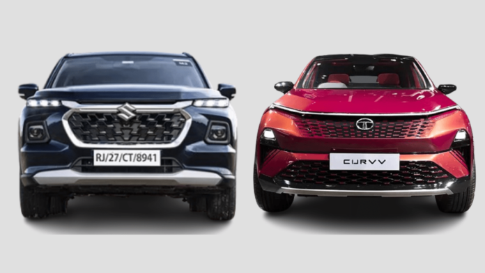 Tata Curvv EV vs Maruti Grand Vitara Hybrid